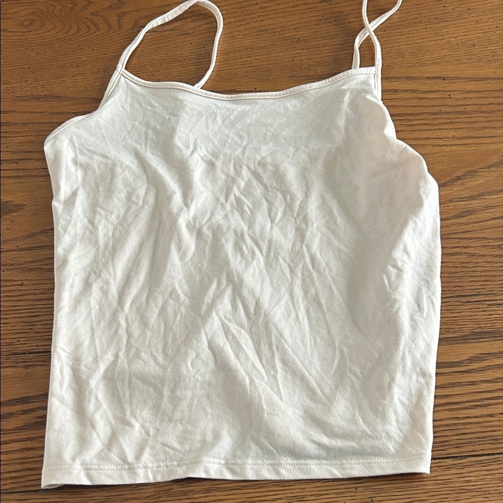 Women's White Spaghetti Strap Top/9